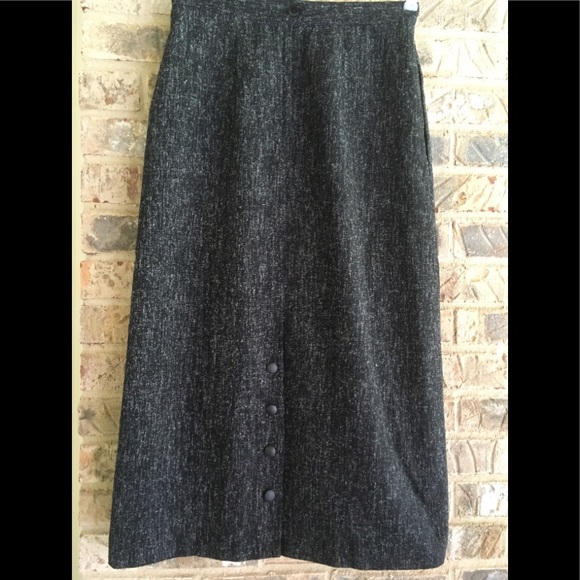Vintage midi wool skirt - Picture 2 of 10